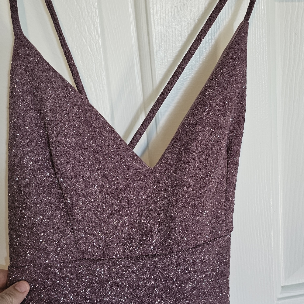 Windsor Sparkling Purple Mini Dress Women's Sz S
